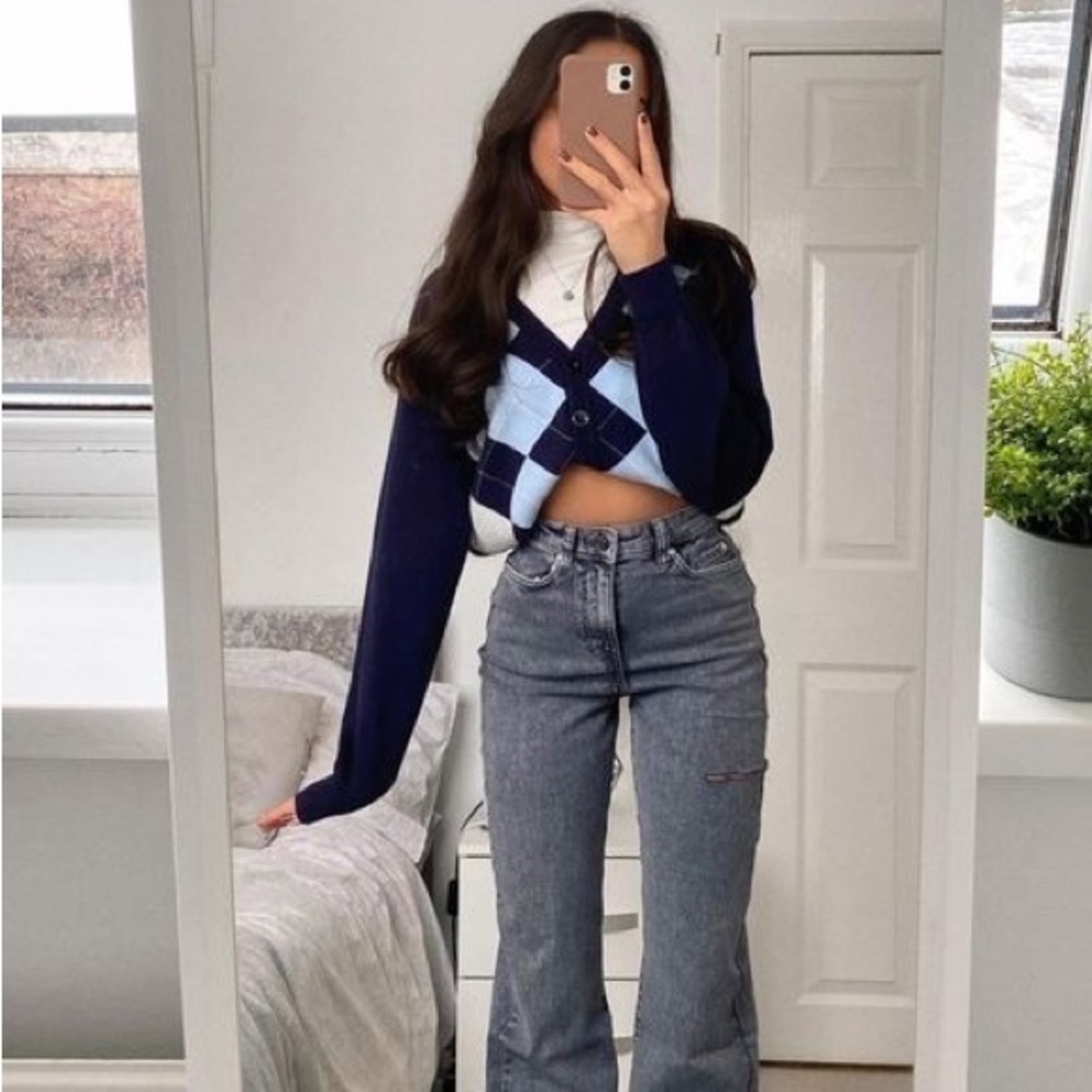 Brandy Melville sweater argyle
